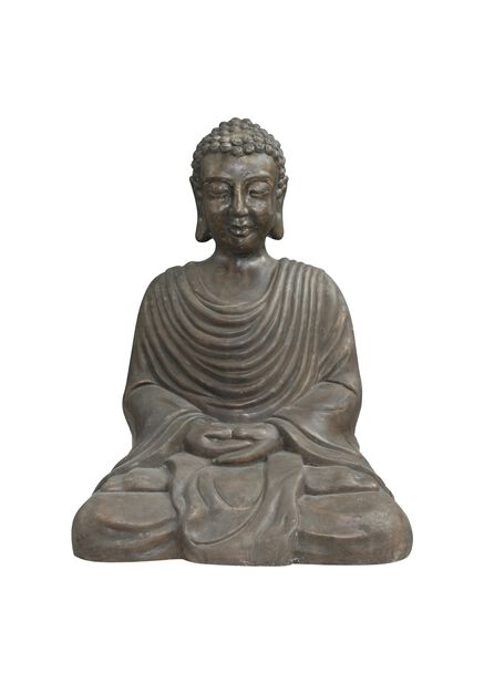 Dekoration Buddha, Höjd 48 cm, Svart