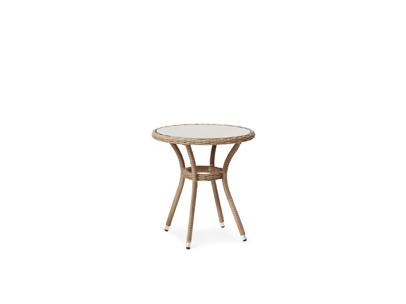 Cafébord Lotus, Ø70 cm, Beige