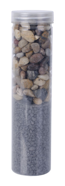 Dekormix sten/grus, 700 g, Svart