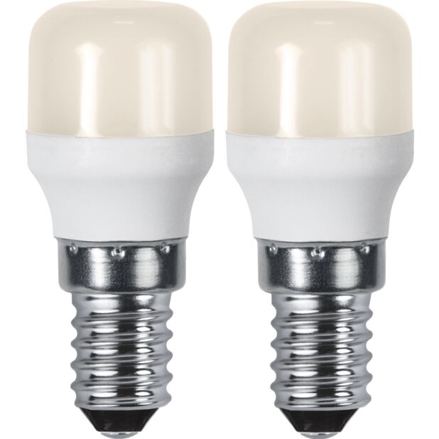 LED-lampa E14 2-pack, 2-pack, Vit