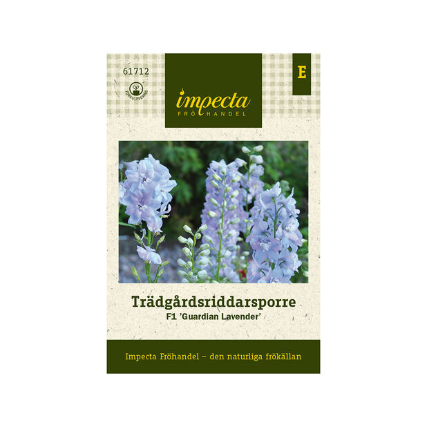 Trädgårdsriddarsporre F1 'Guardian Lavender', Blå