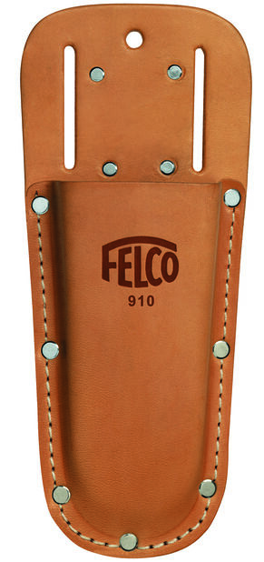 Läderhölster Felco 910, Längd 22 cm, Brun